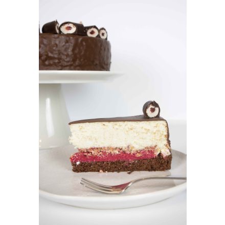 Málnás müzlis túró rudi torta