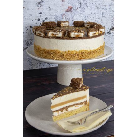 Mogyorós-karamellás (Maxi King) torta 