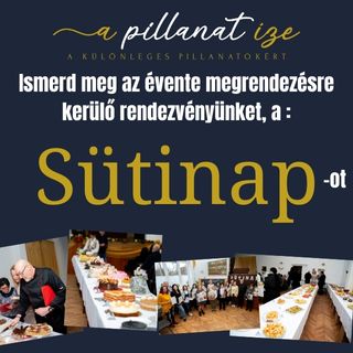 A pillanat íze Sütinap - A nap ami a sütikről szól